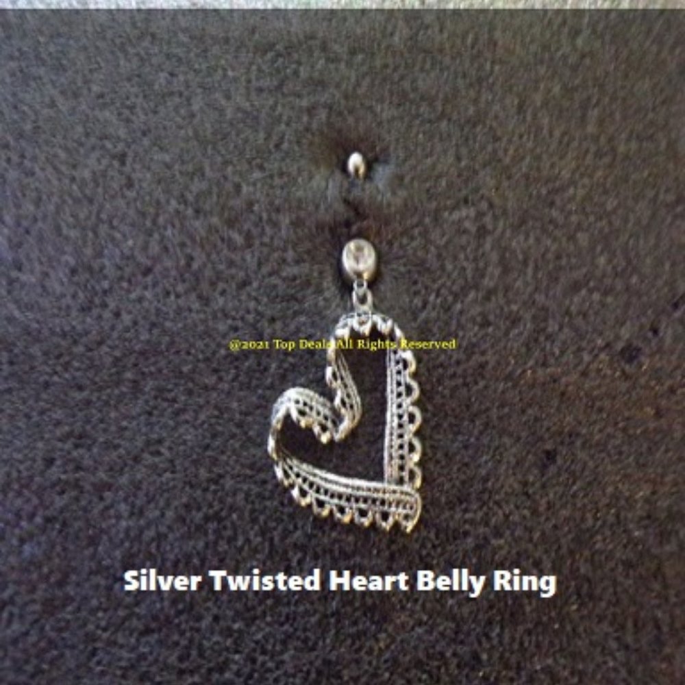 Navel Piercing ~ Twisted Heart